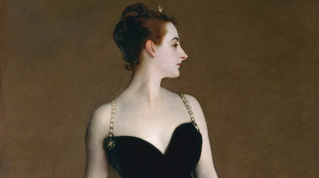 Portrait painting of Madame X by John Singer Sargent